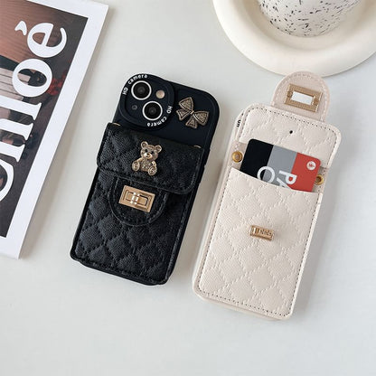 Bear Card Holder Case Phone