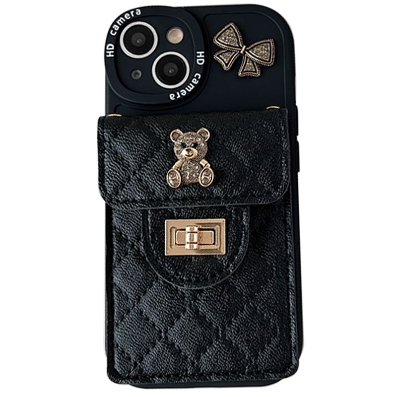 Bear Card Holder Case Phone