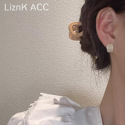 Glaze Earring Stud Alloy