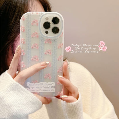 Lace Floral Print Case Phone