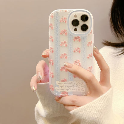 Lace Floral Print Case Phone