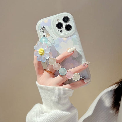 Phone Strap Floral Case