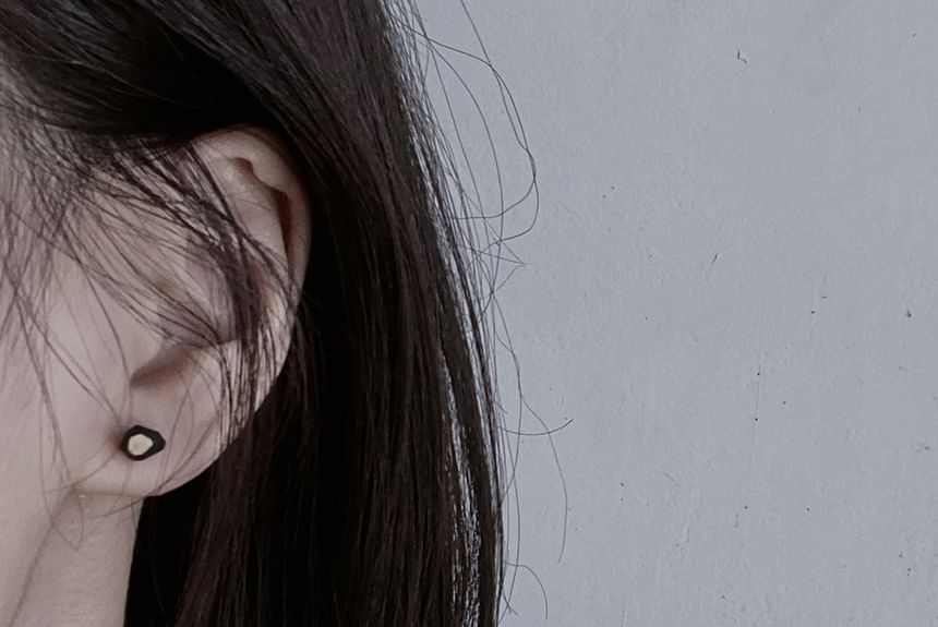 Stud Earring Ceramic Geometric