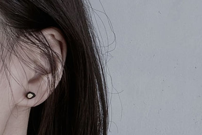 Stud Earring Ceramic Geometric