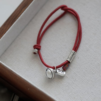 Bell Bracelet Silver String