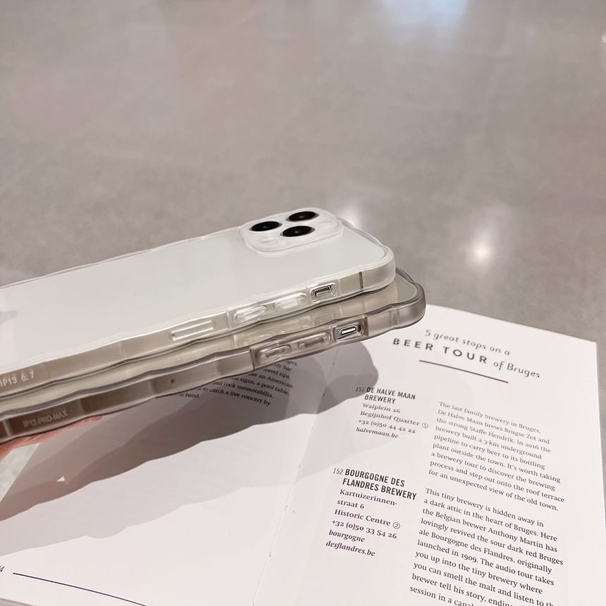 Phone Wavy Case Transparent