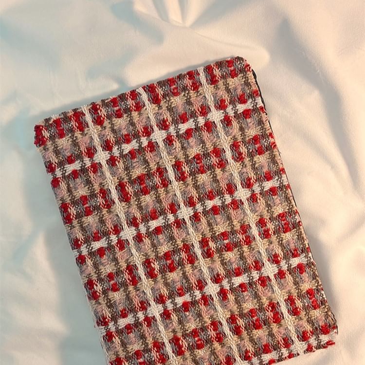 iPad Case Knit Plaid