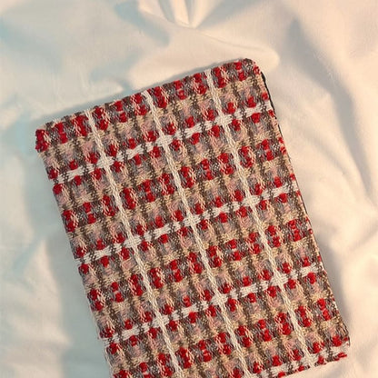 iPad Case Knit Plaid