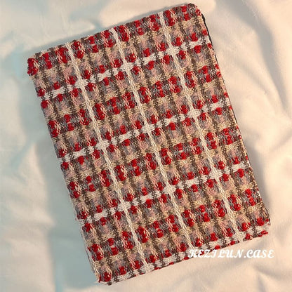 iPad Case Knit Plaid