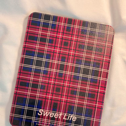 iPad Plaid Case
