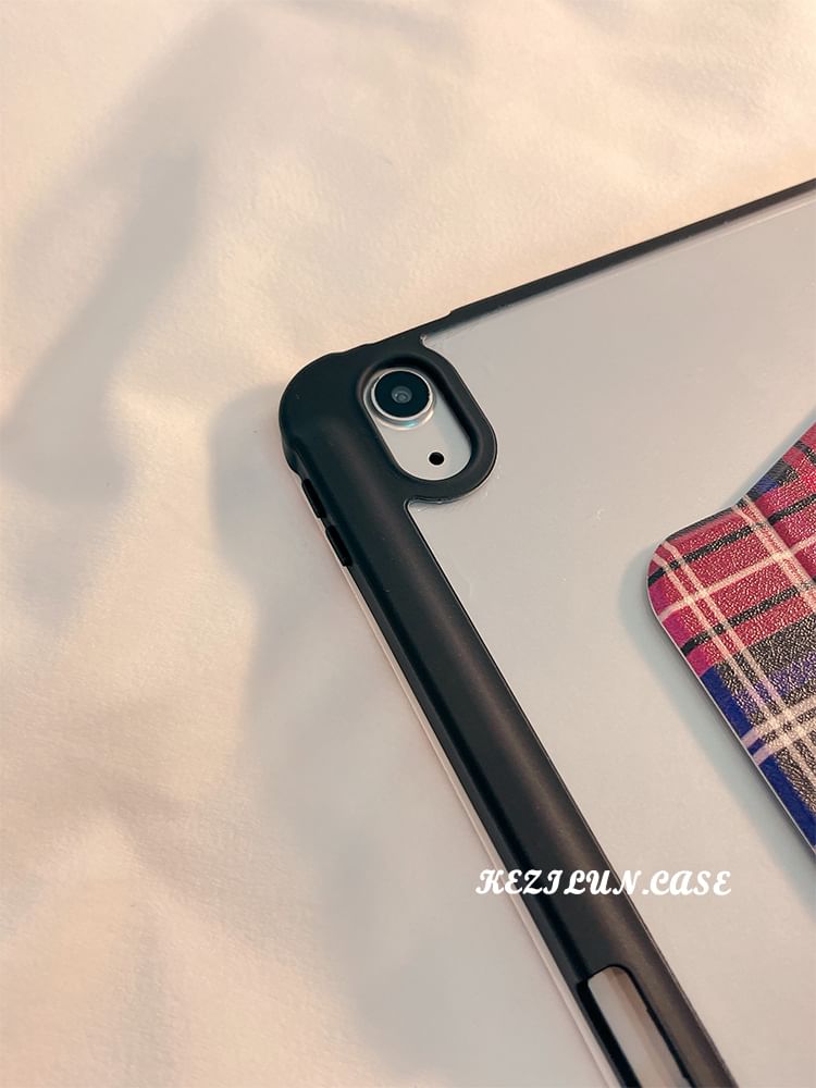 iPad Plaid Case