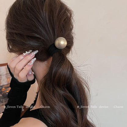 / Set Faux Pearl Tie Hair