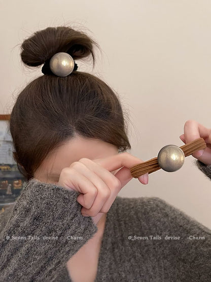 / Set Faux Pearl Tie Hair