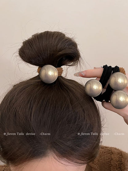 / Set Faux Pearl Tie Hair