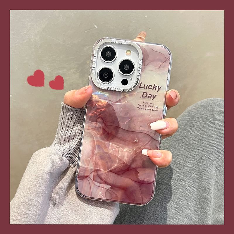 Floral Phone Marble Case Print