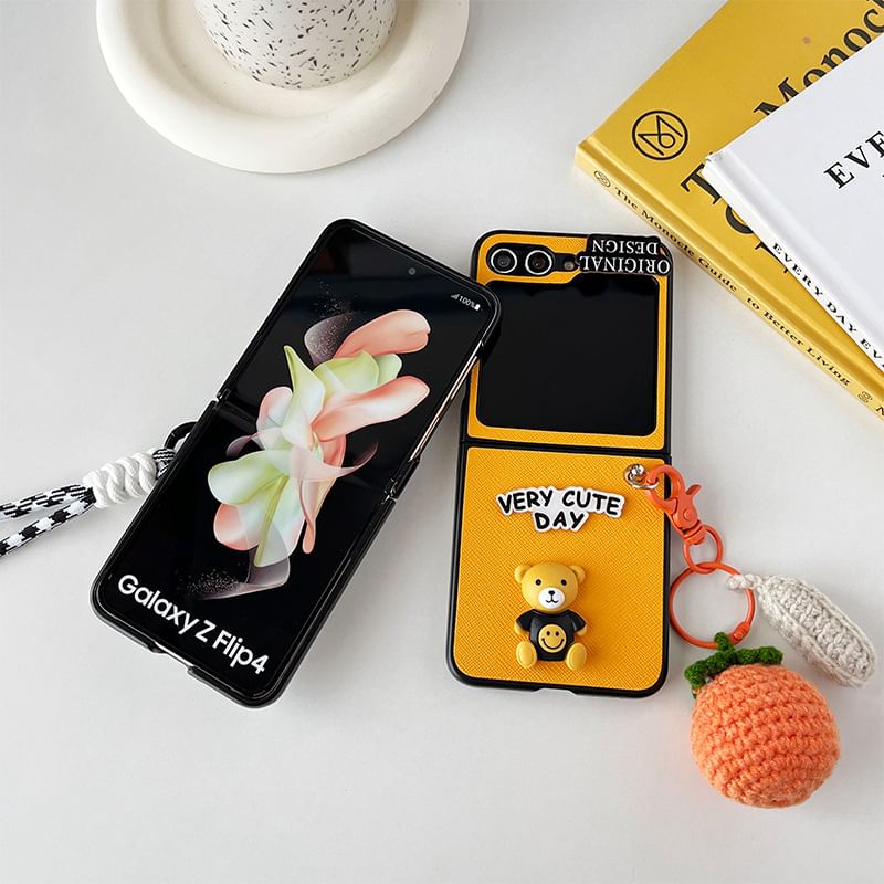 Lettering Bear Phone Case