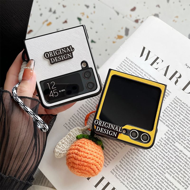 Lettering Bear Phone Case