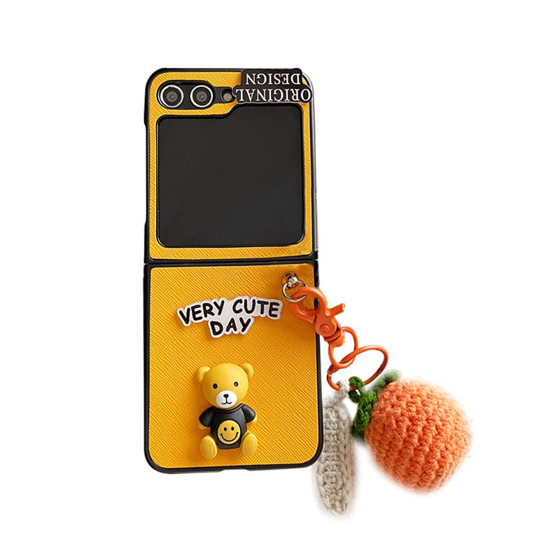 Lettering Bear Phone Case