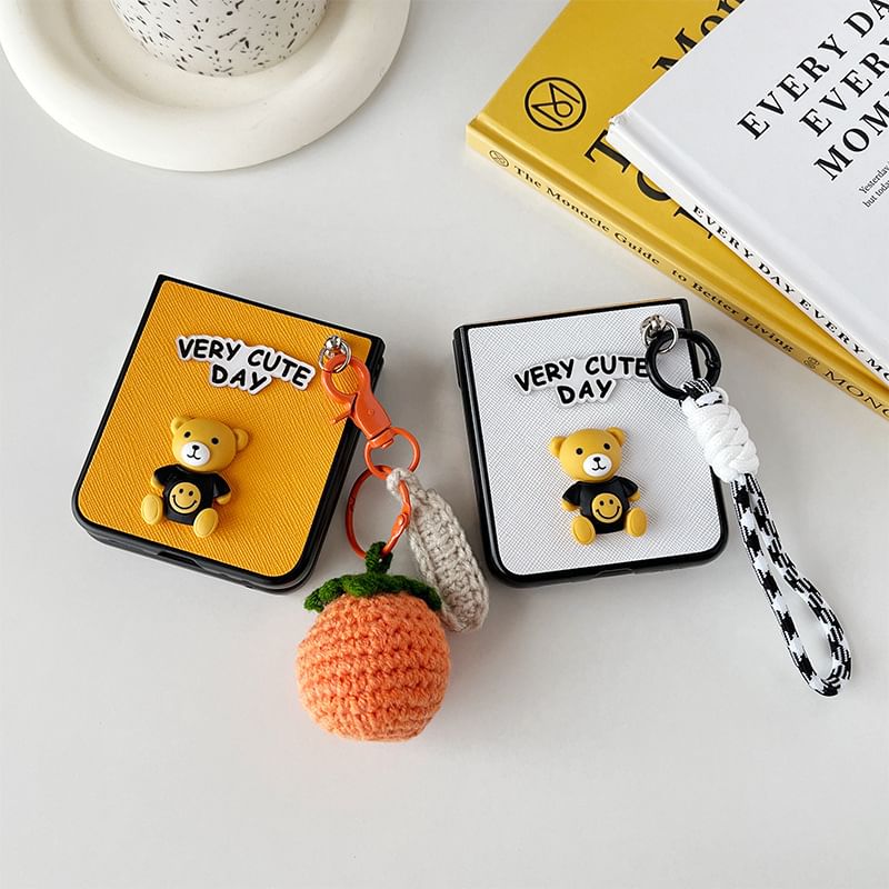 Lettering Bear Phone Case