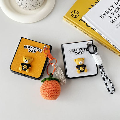 Lettering Bear Phone Case