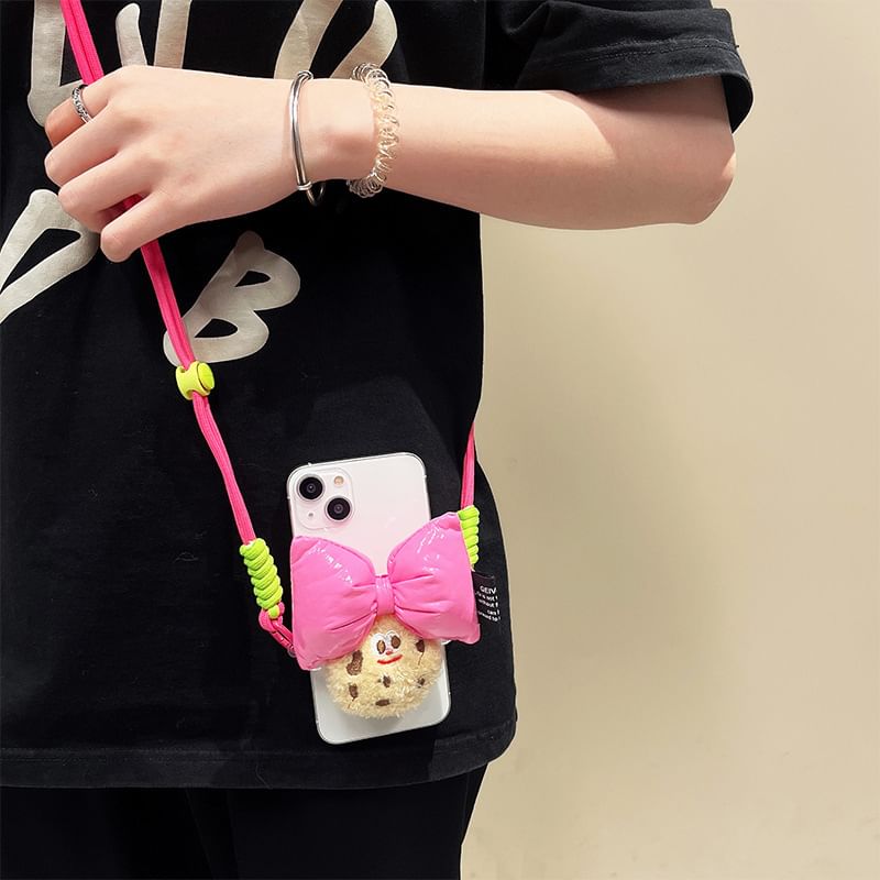 / Lanyard Bow Set Phone Clip Cookie