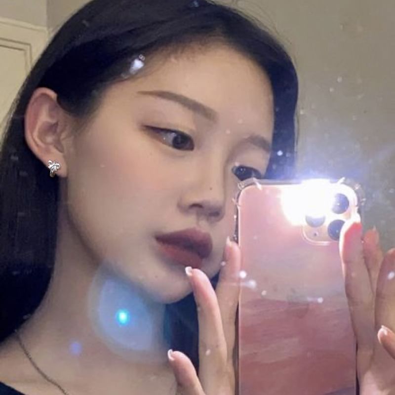 Bow Earring Sterling Silver Huggie