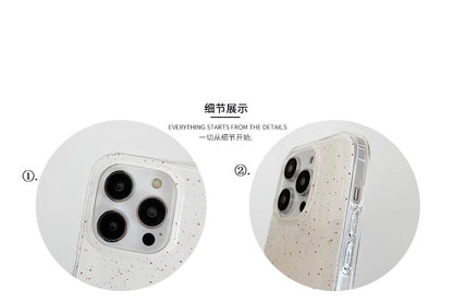 Splattered Case Phone Bell Pom