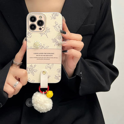 Bell Case Pom Phone Rose