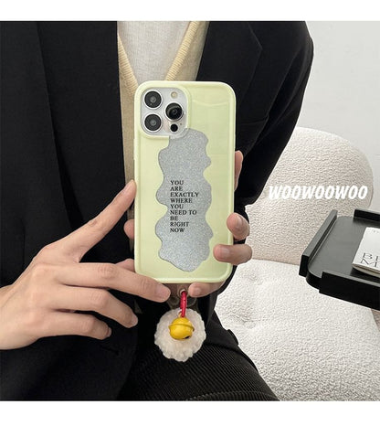 Case Pom Bell Phone Lettering