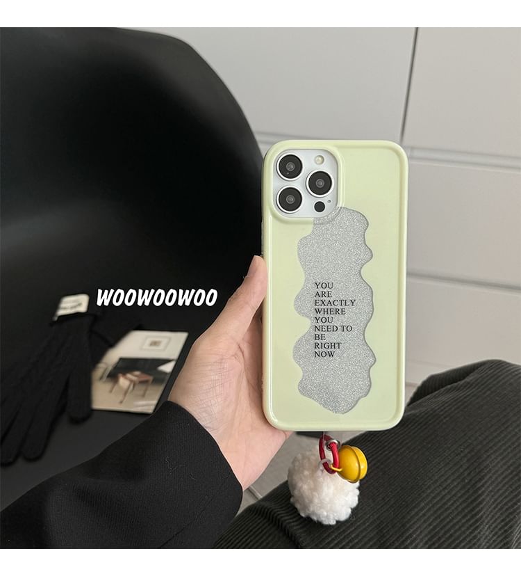 Case Pom Bell Phone Lettering