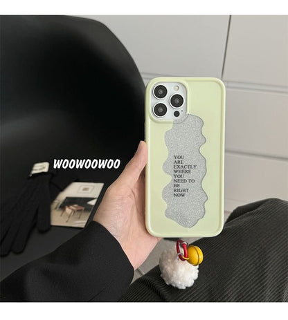 Case Pom Bell Phone Lettering