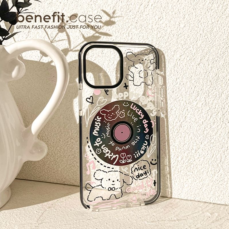 Record Animal Vinyl Case Phone