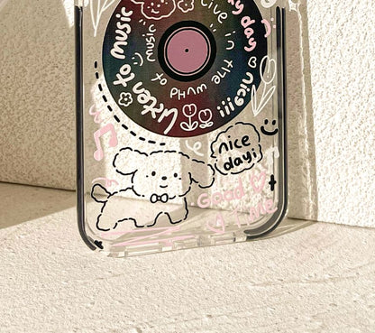 Record Animal Vinyl Case Phone