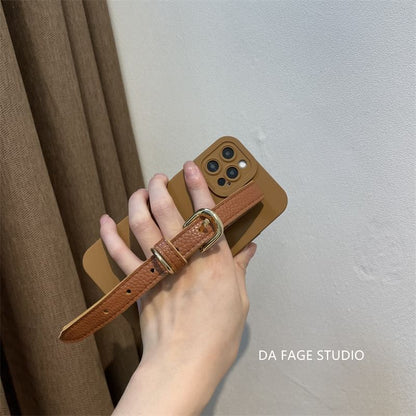 Faux Case Pearl Phone Strap