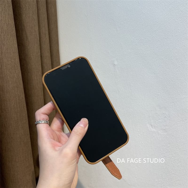 Faux Case Pearl Phone Strap