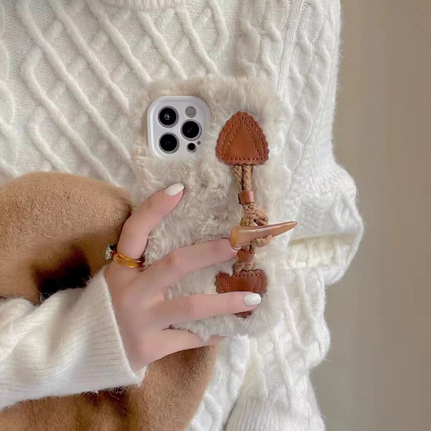 Case Chenille Button Phone Toggle