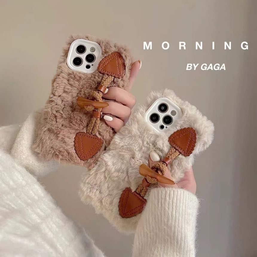 Case Chenille Button Phone Toggle