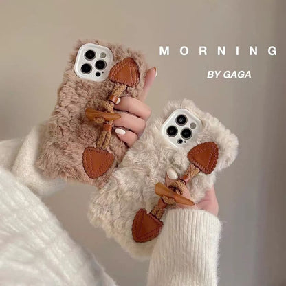 Case Chenille Button Phone Toggle