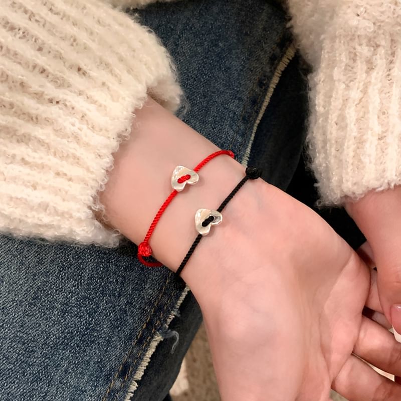 Bracelet Alloy Heart String