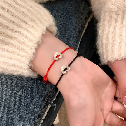 Bracelet Alloy Heart String