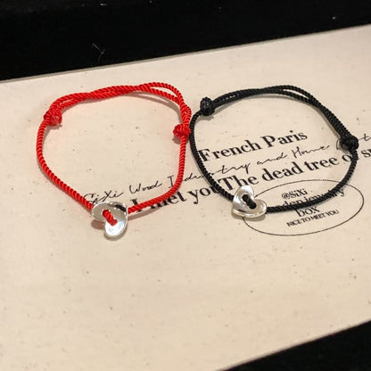 Bracelet Alloy Heart String