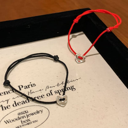 Bracelet Alloy Heart String