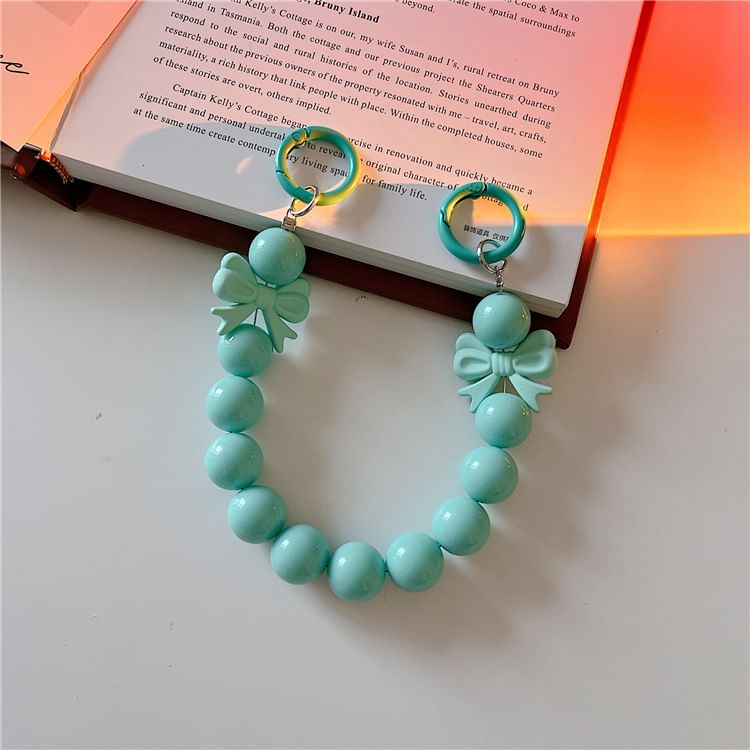 Bead Phone Bow Strap