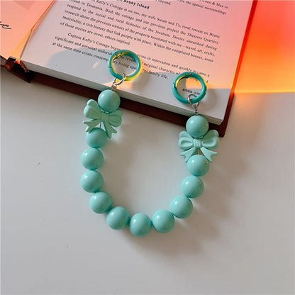 Bead Phone Bow Strap