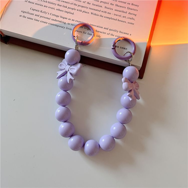 Bead Phone Bow Strap