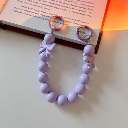 Bead Phone Bow Strap