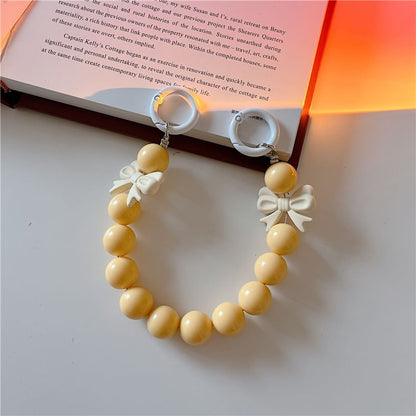 Bead Phone Bow Strap
