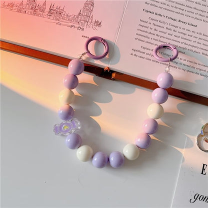 Bead Phone Bow Strap