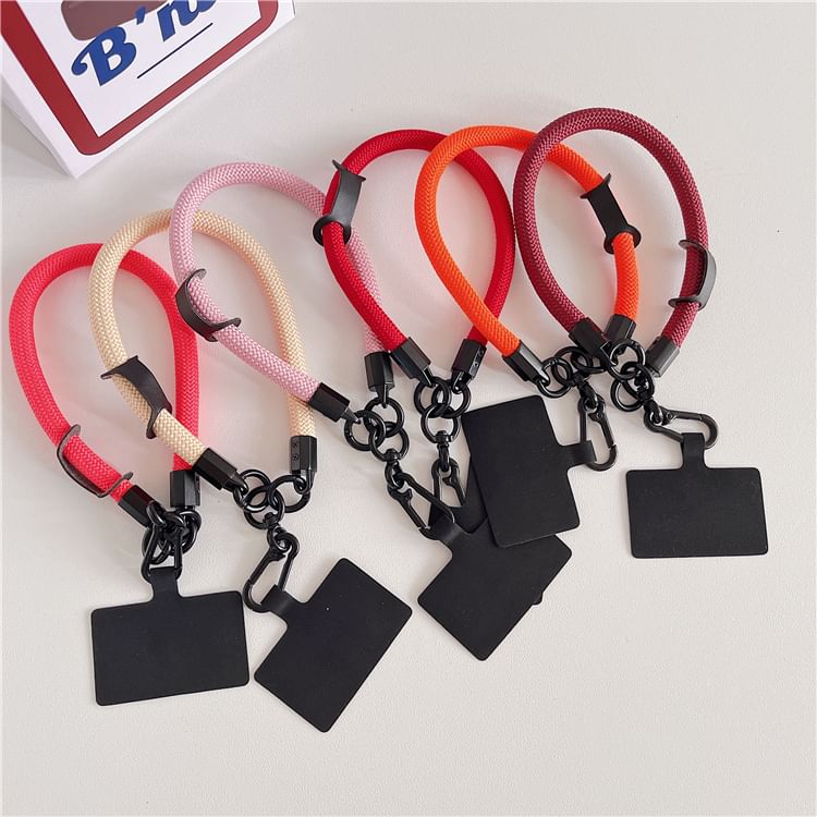 Plain Strap Pad Lanyard Phone with