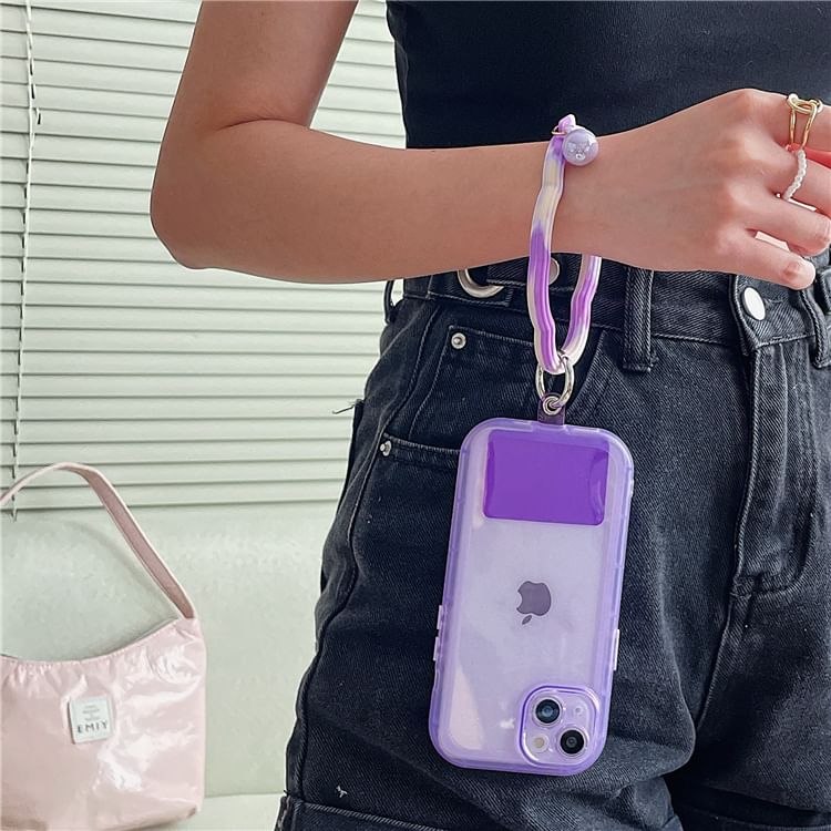 Hoop with Phone Lanyard Strap Wavy Pad